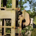 Désengageur mécanique sur le semi-chandelier de Quenast